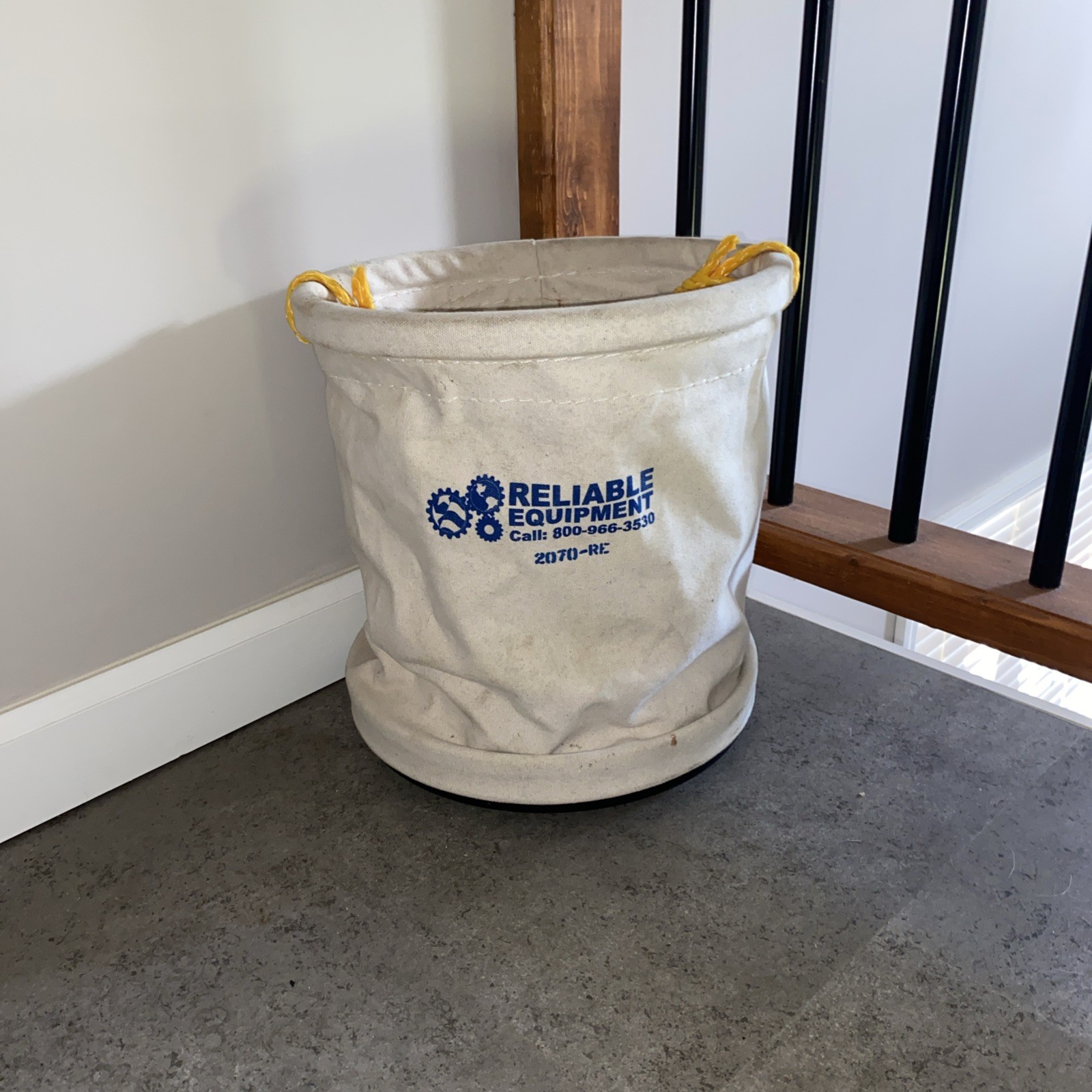 Estex Canvas Tool Bucket With Snap Swivel (2070)