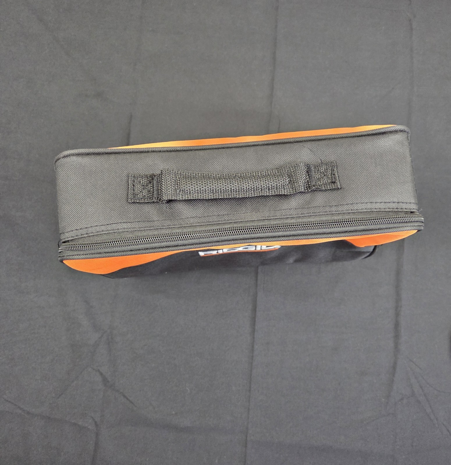 RIDGID Tool Storage Bag Orange Zipper 12X9