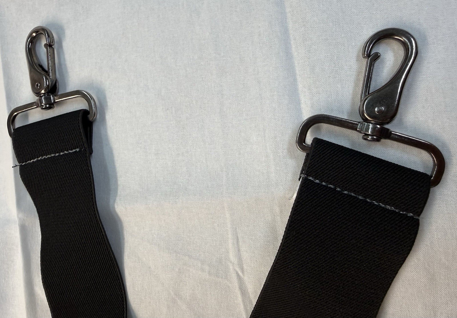 WELKINLAND 2Inch-Wide Heavy Duty Work Suspenders for Men Black Adjustable
