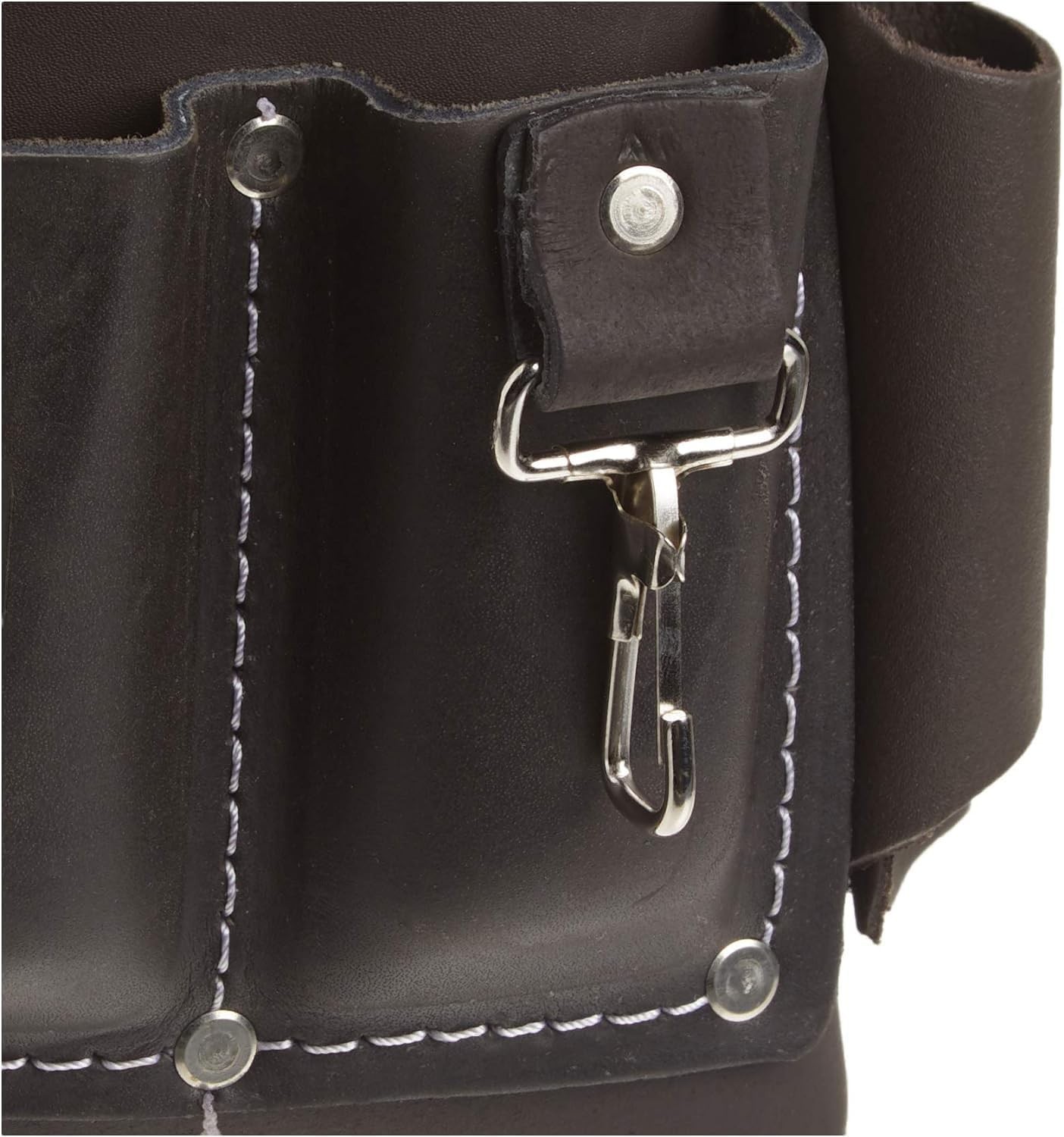 Professional Electrician’s Pouch – Durable Oil Tanned Leather, 12 Pocket Design