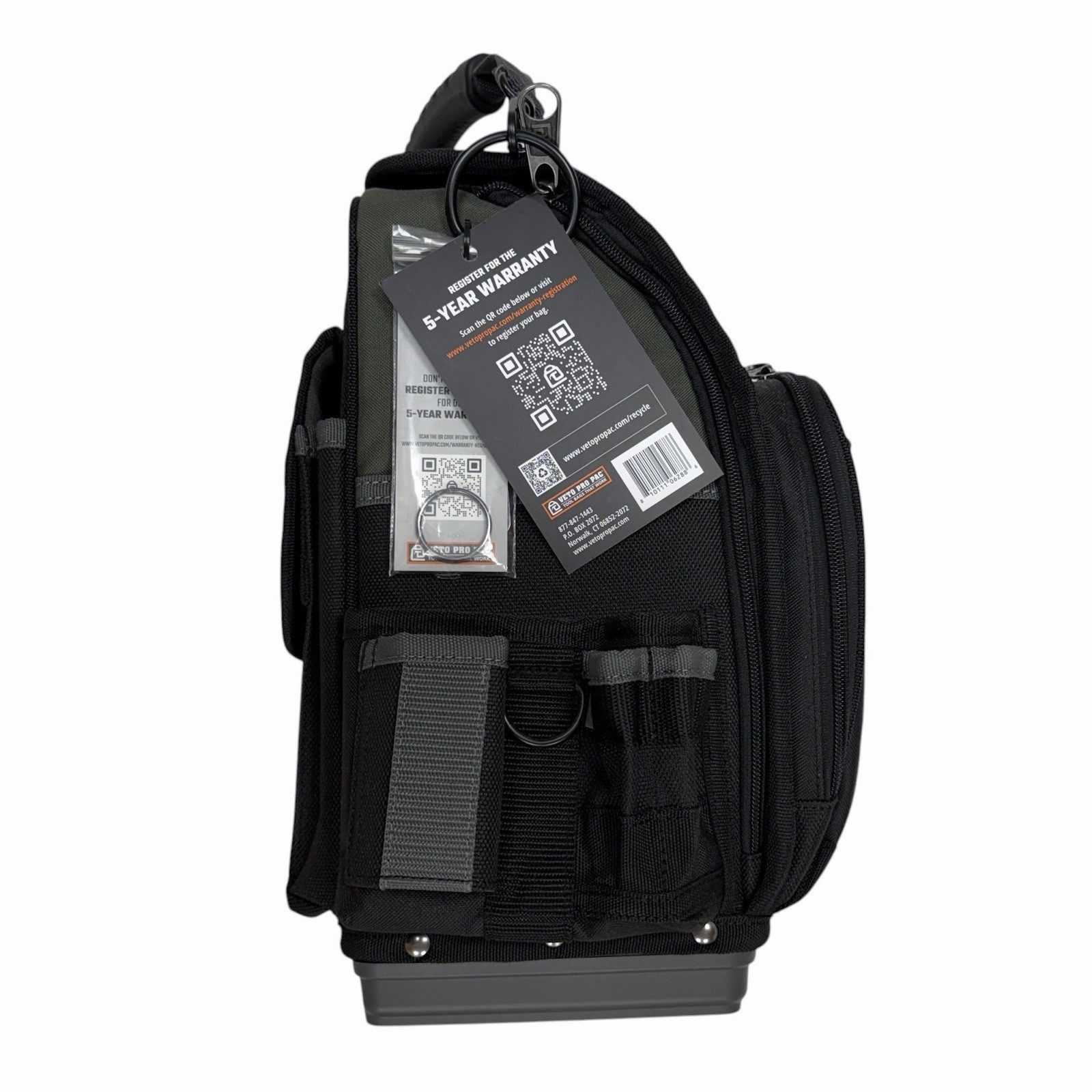 Veto Pro Pac CB-LD Tool Bag Black Grey Nylon Portable Organizer Heavy Duty NEW
