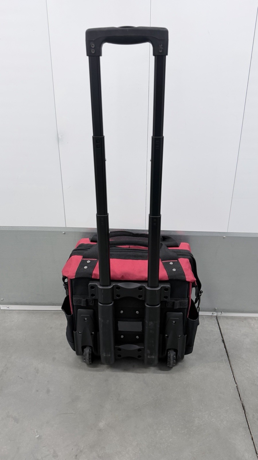 Husky 13-Pockets 14” Rolling Water Resistant Tool Tote Bag – Red/Black NEW