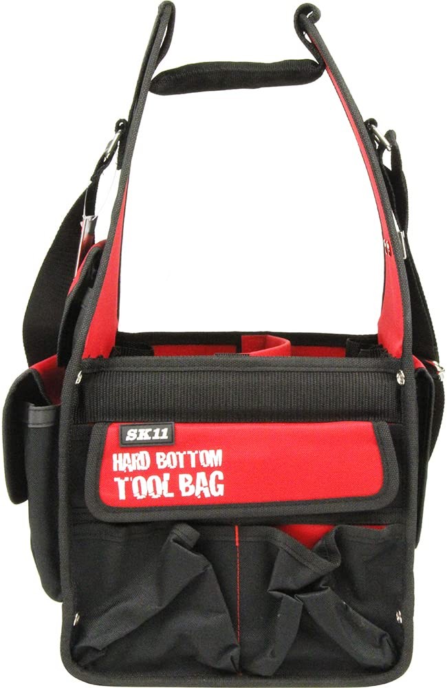 SK11 Tool Bag PRO HB Hard Bottom with Tape Measure Holder STB-HB-HD