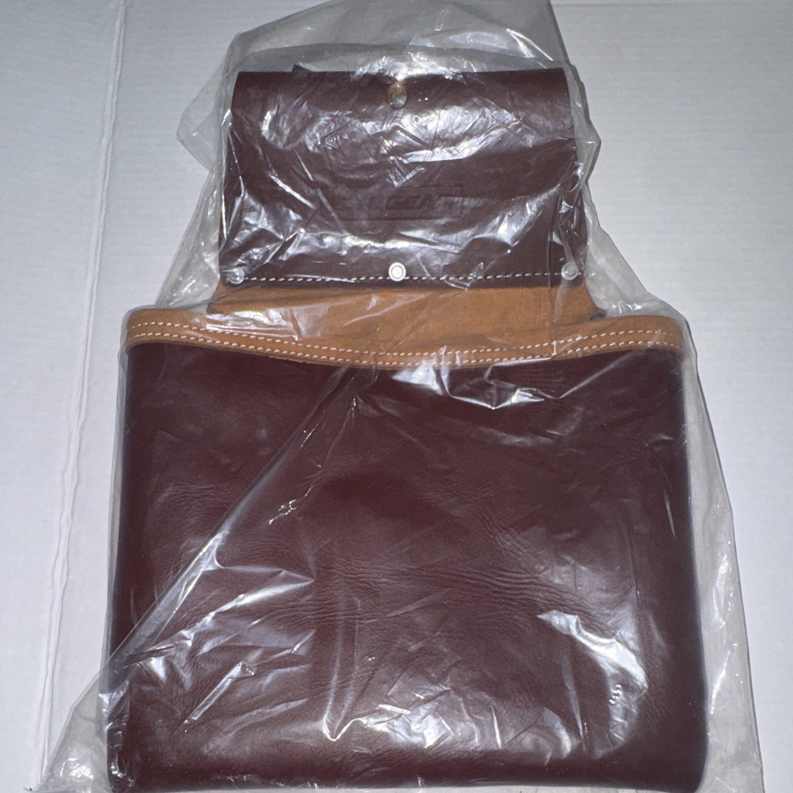 SITEGEAR 15024 Large Leather Tool Bag Utility Bag Brown 10.5 x 10.5 in