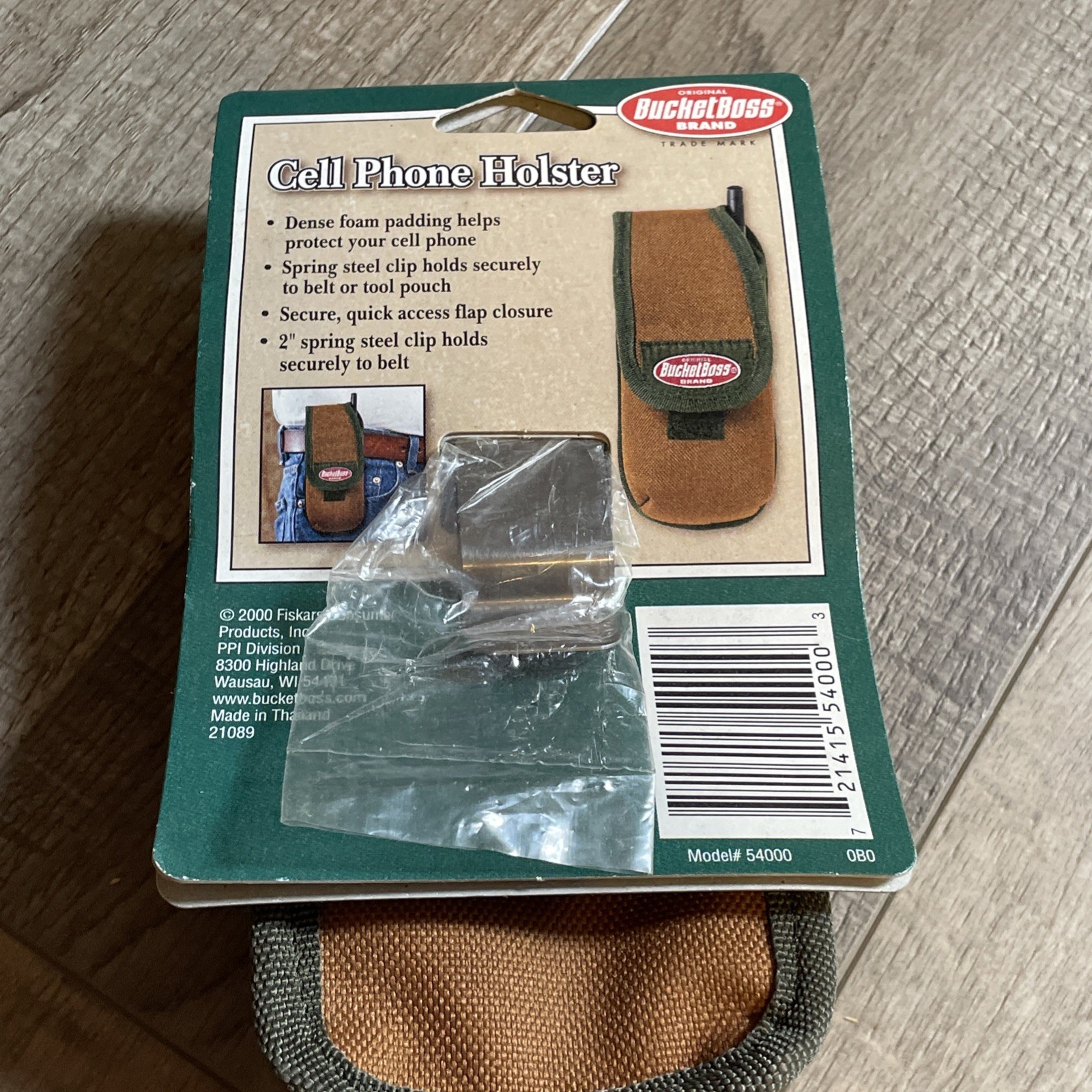 Bucketboss Cell Phone Holster Clips To Belt Or Tool Pouch New 2000