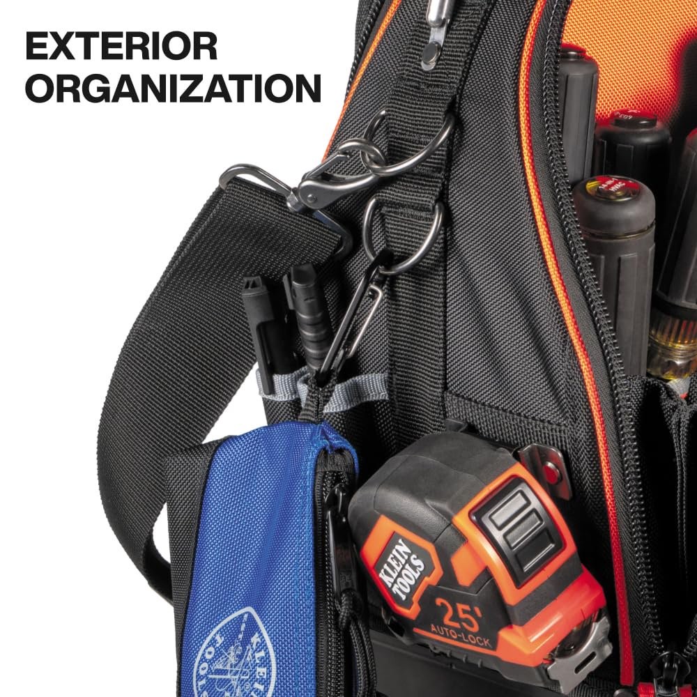 Klein Tools 62804 Tool Runner Tool Bag Organizer for Electricians, HVAC, Plum…