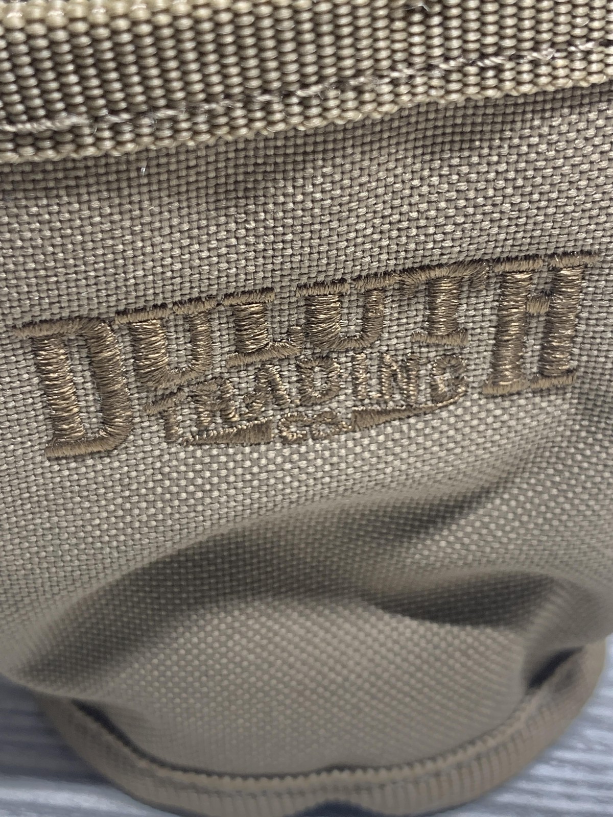 Duluth Trading Co Tool Pouch Utility Belt Holster Khaki Canvas Nylon Organizer