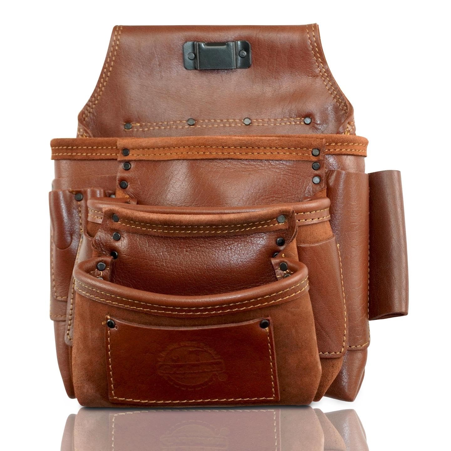 Graintex AS2533 Ambassador Series 10 Pocket Framers Tool Pouch Top Grain