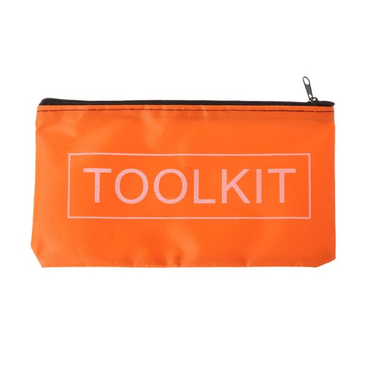 7.7×3.9in Storage Organizer Oxford Cloth Tool Bag Waterproof Zipper Storage Bags