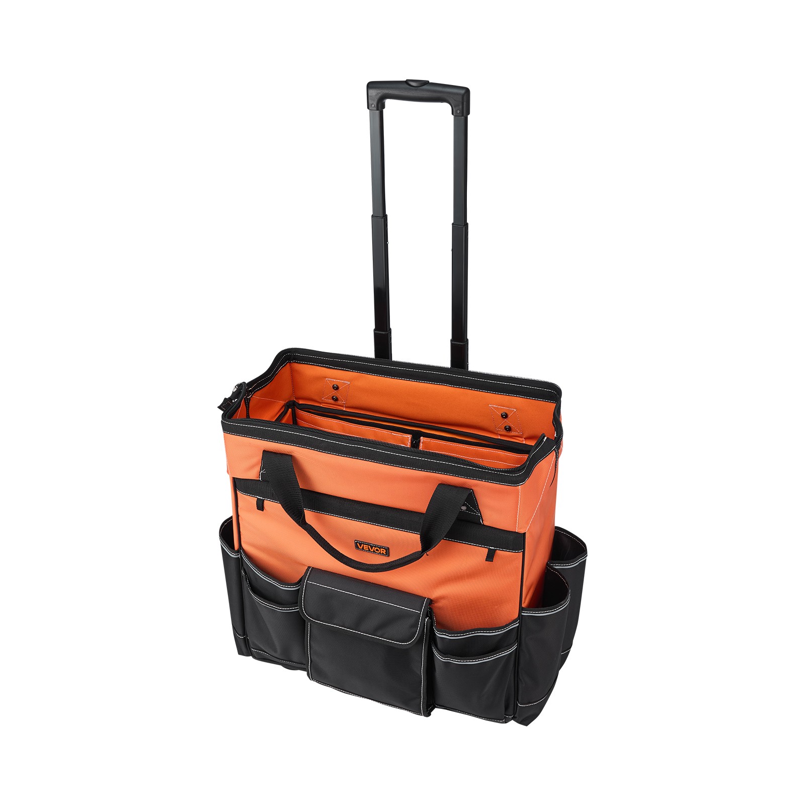 VEVOR Rolling Tool Bag 27 Pockets Heavy Duty Roller Tool Bag on Wheels