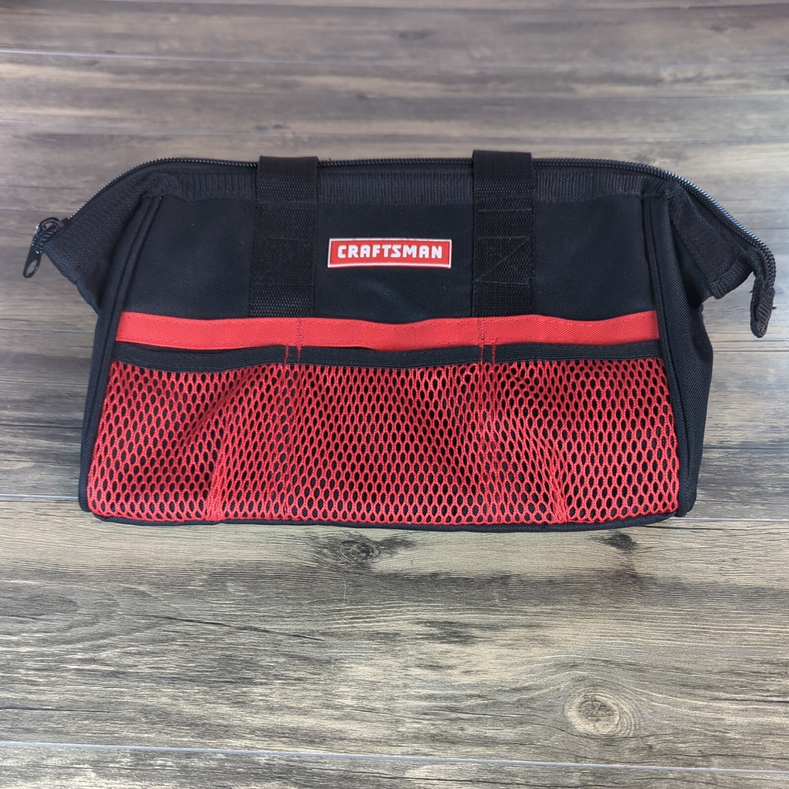 Craftsman Tool Bag CMST513100 13 in Wide Opening 6 pocket Black & Red Multi Use
