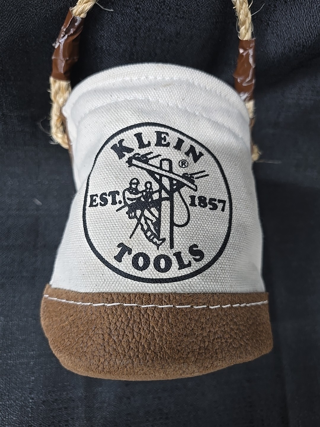 Heavy Duty Mini Bucket with Leather Bottom