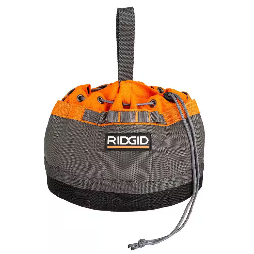 RIDGID 10 In. 19 Pocket Professional Grade Small Parts Organizer Tool Bag