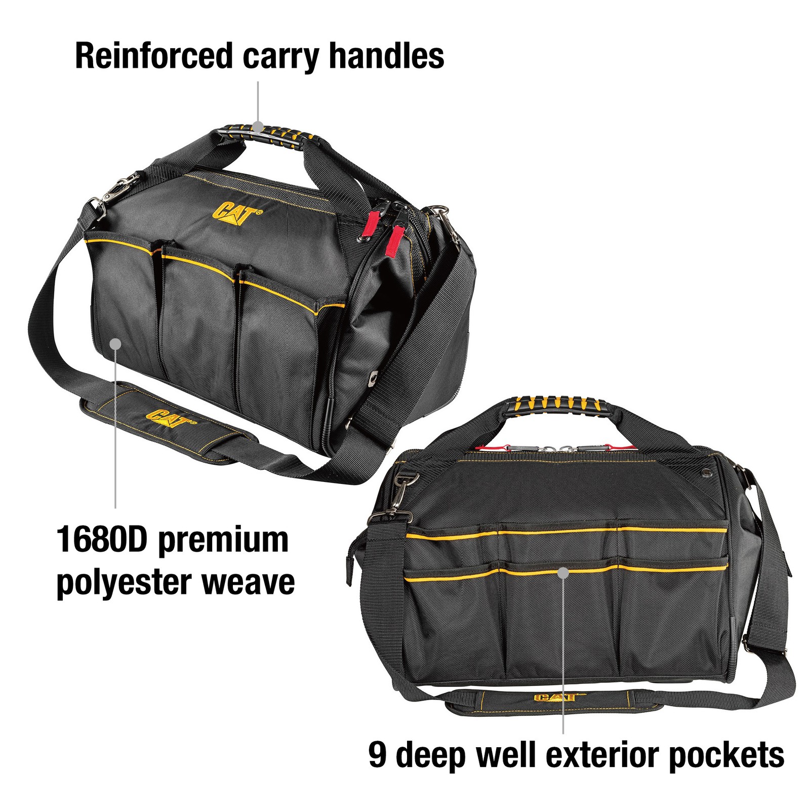Cat 16 Inch Pro Wide-Mouth Tool Bag – 240044