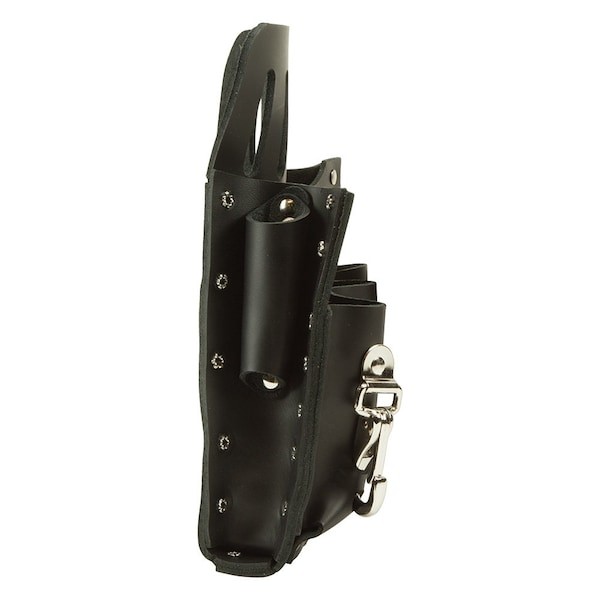 Klein Tools 5127 Black Leather 6 Pockets, 5127