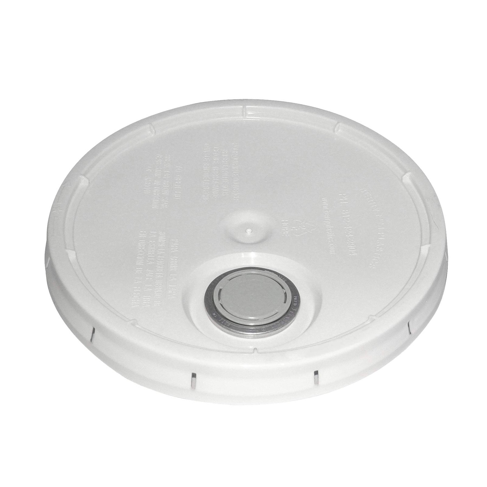 84-233 Plastic Bucket Lid with Pouring Spout for 3-1/2 or 5-Gallon Bucket