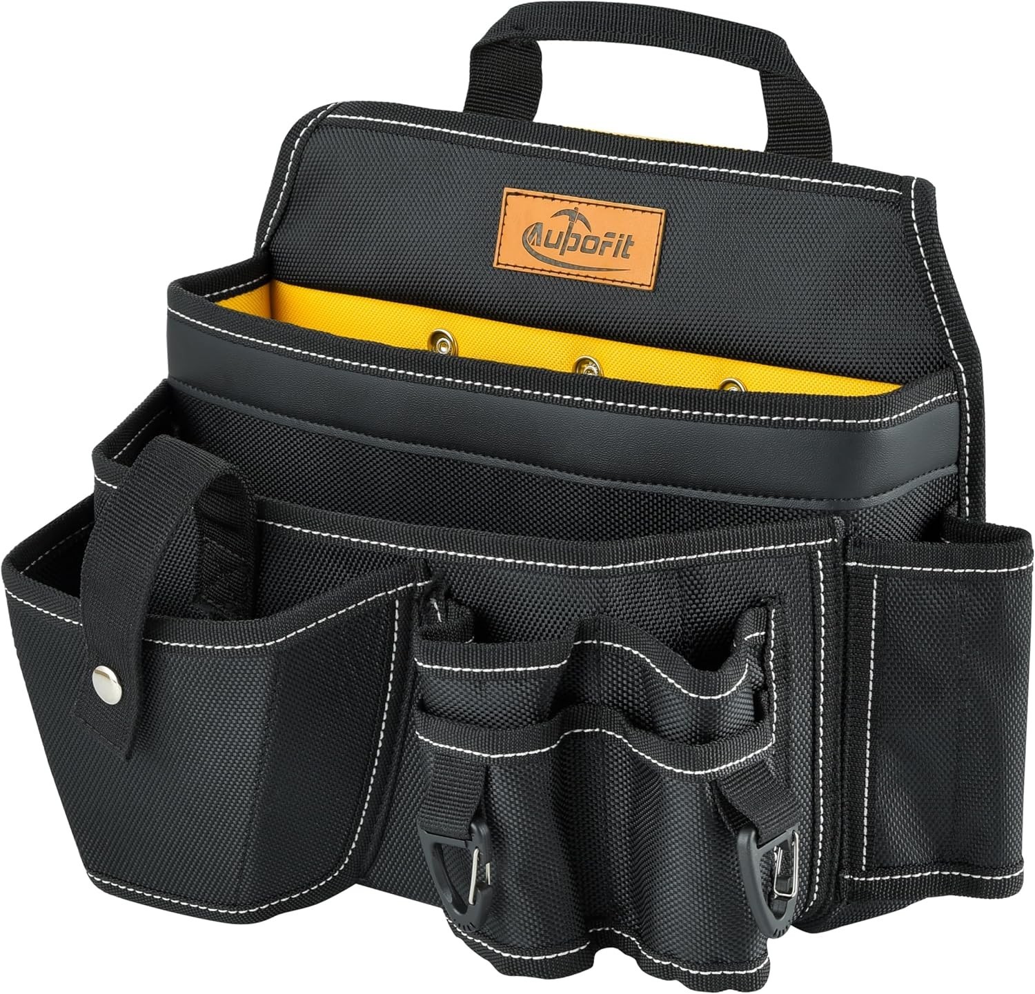 New 7Pc Tool Belt with Suspenders 32 Pocket Carpenter Electrician Rig