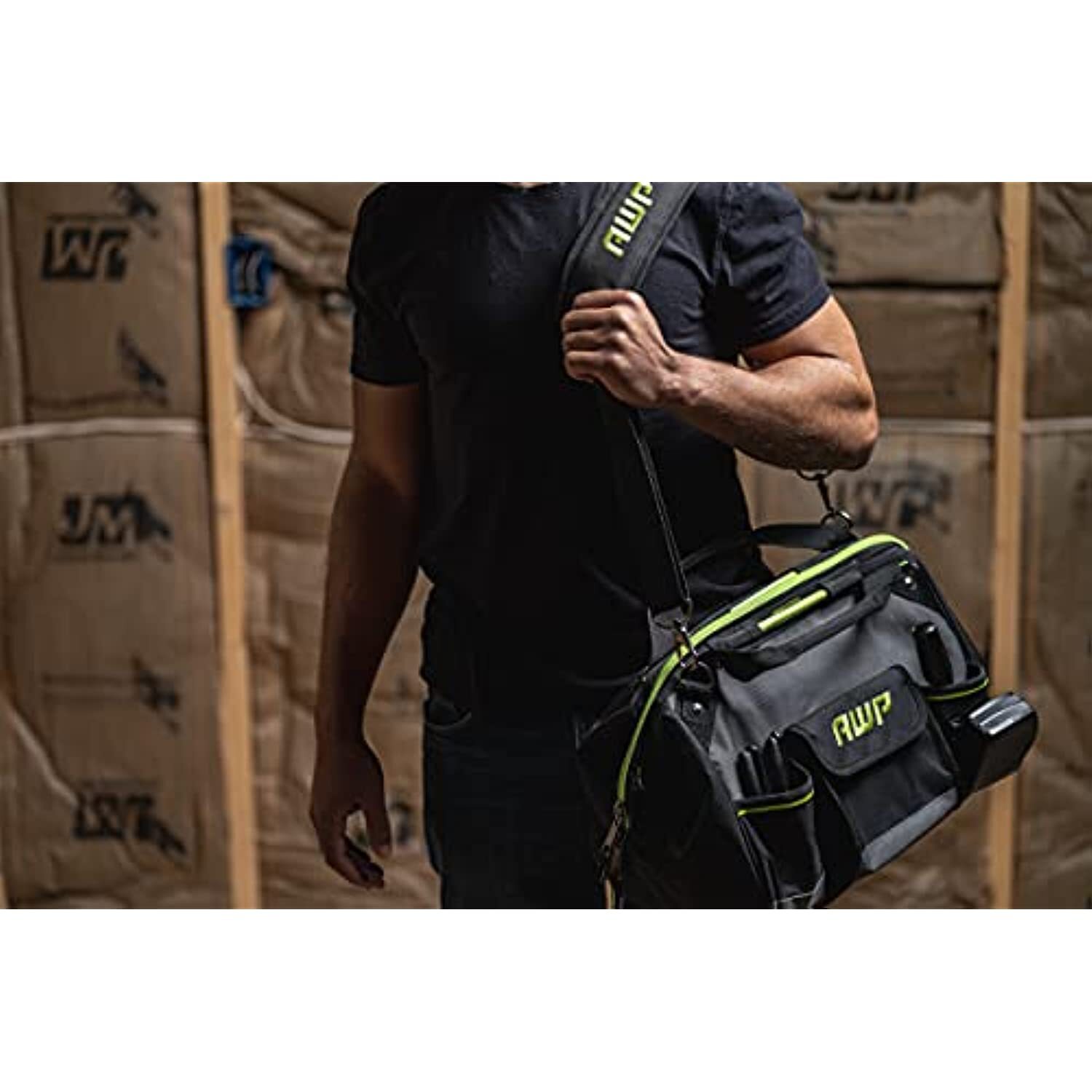 AWP TrapJaw Tool Bag 16 Inch | Wide-Open Easy Access Tool Bag with Molded Feet