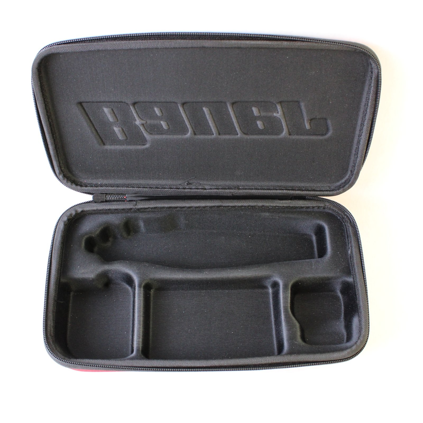 Bauer Red Zippered Hard Shell Protective Tool Storage Case