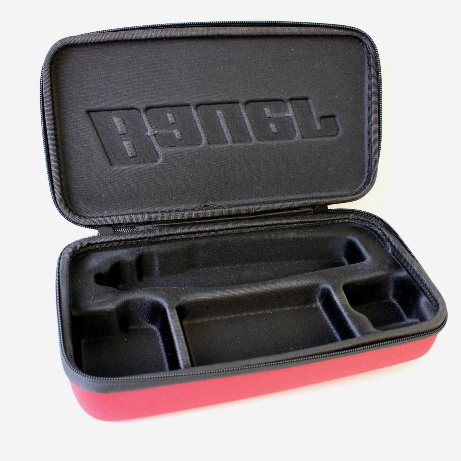 Bauer Red Zippered Hard Shell Protective Tool Storage Case