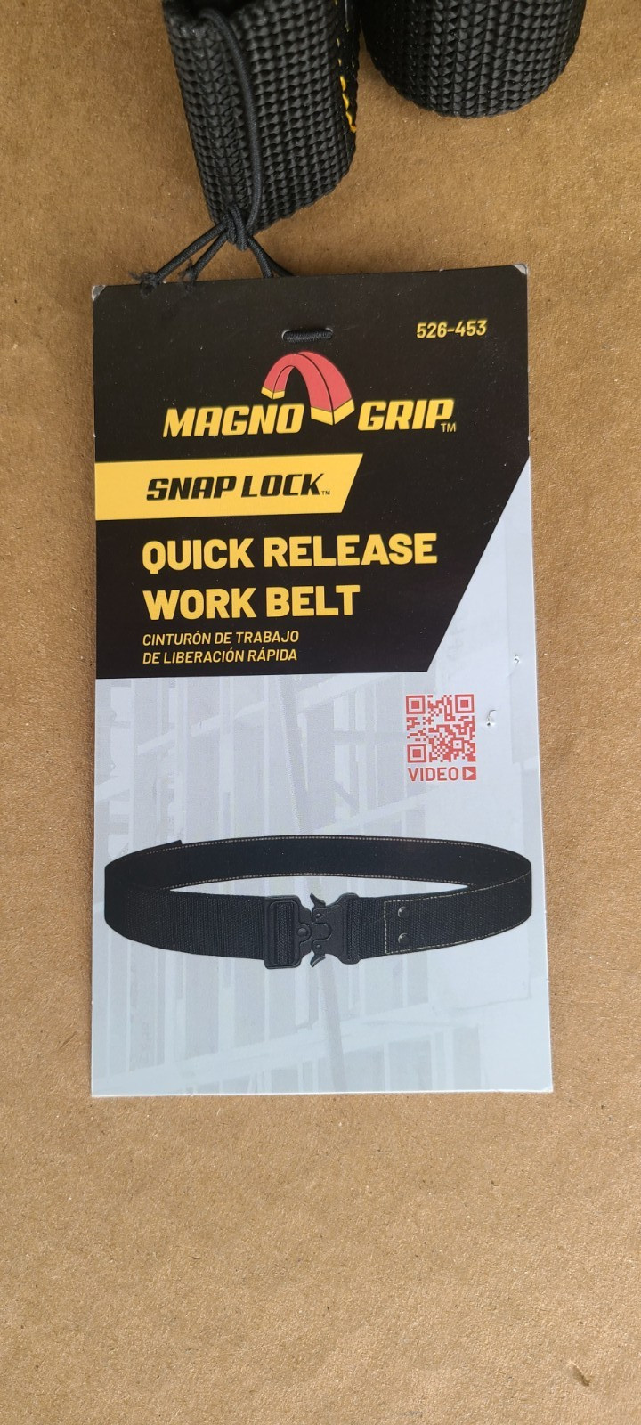 MagnoGrip Snap Lock Quick Release Work Belt 526-453