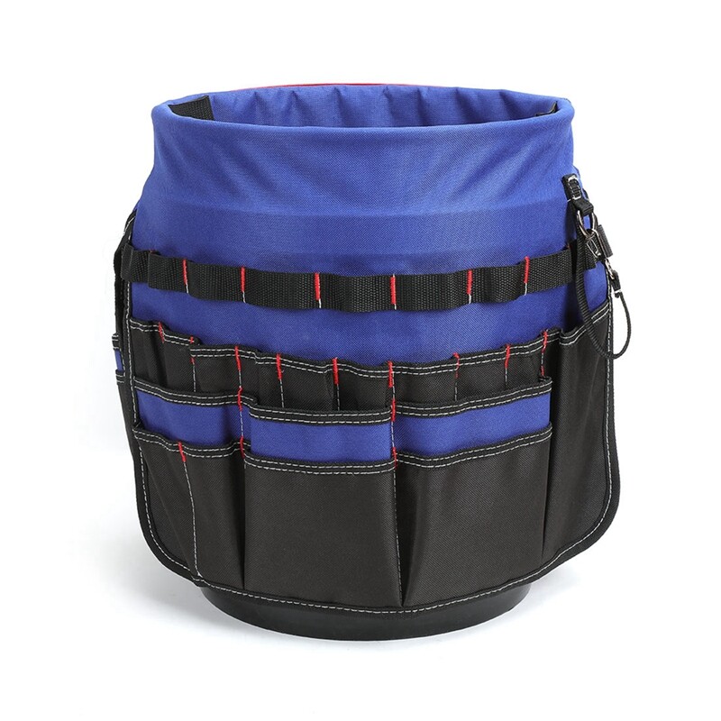 Bucket Tool Organizer Tool Storage Bag with 51 Pockets Fits 3.5-5 Gallons Bucket