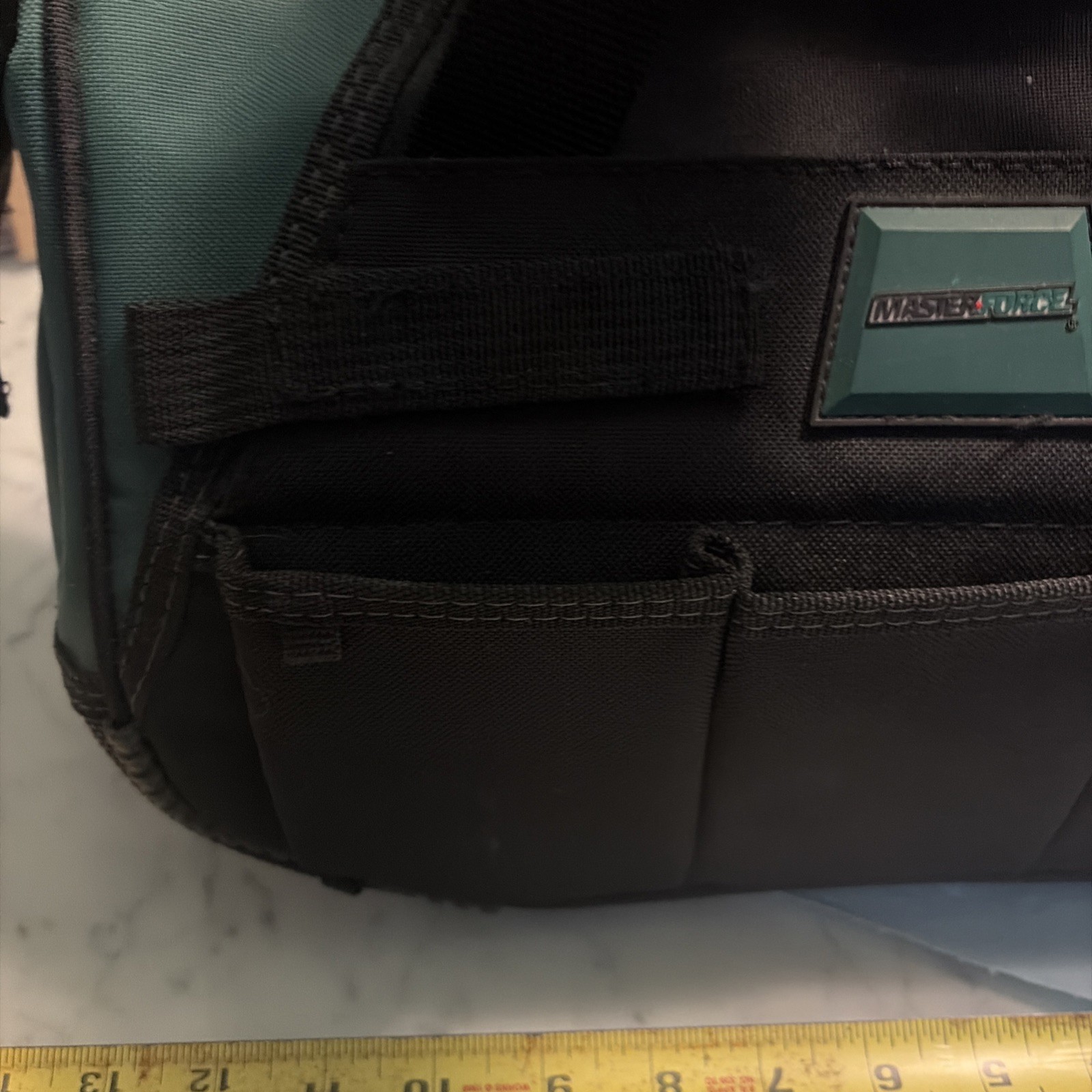Master Force 13″ Project Bag Heavy Duty Tool Bag -Grren/Black