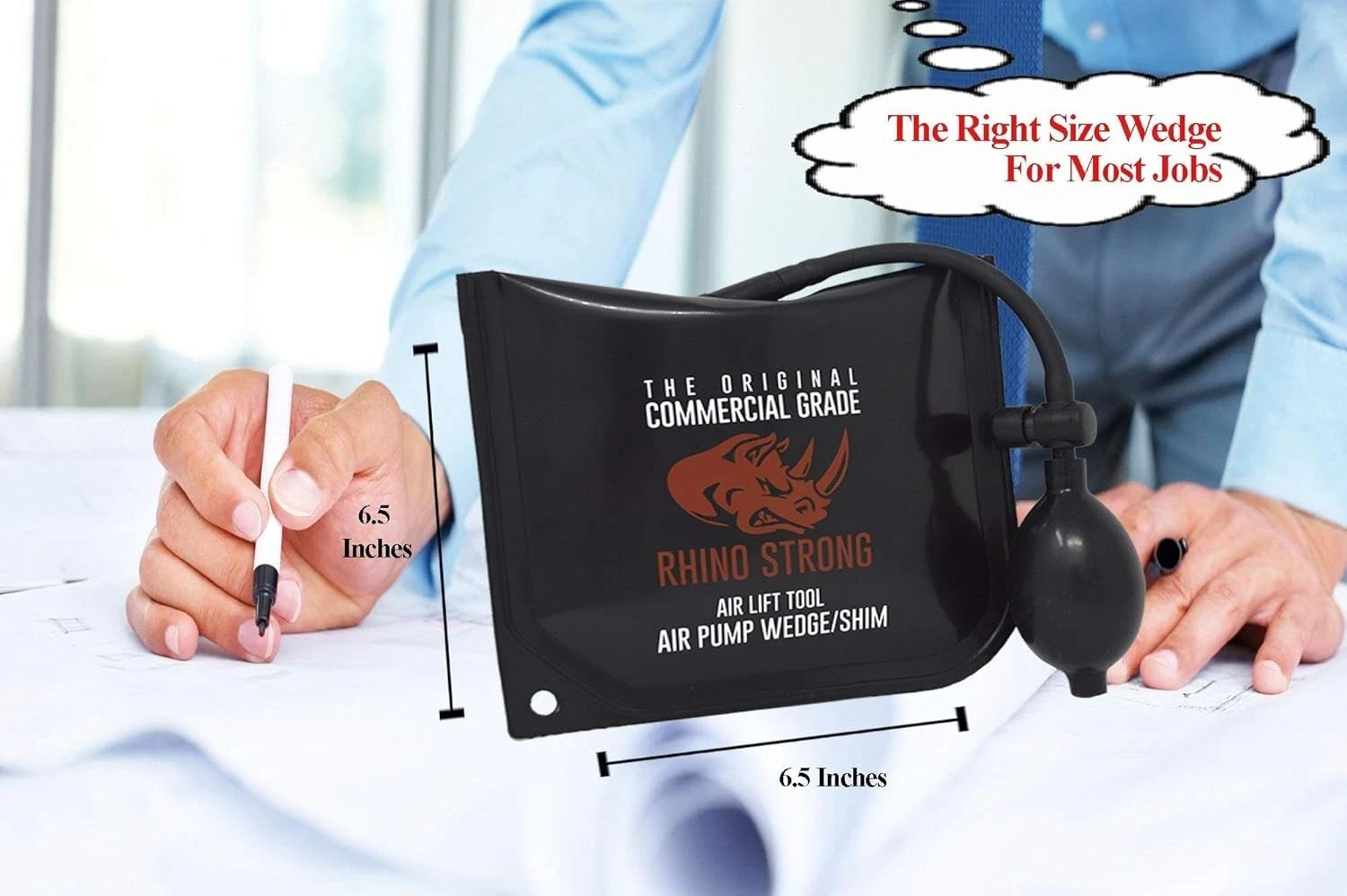 The Original Commercial Grade Air Wedge Bag 2.0 Pump Professional Leveling Kit