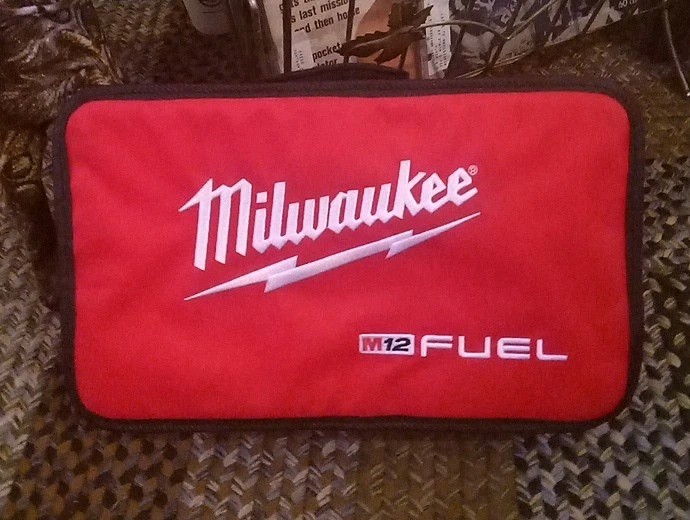 New Milwaukee M12 Fuel Soft Case Tote Empty Tool Bag 14″×9″×3.5 /Strap