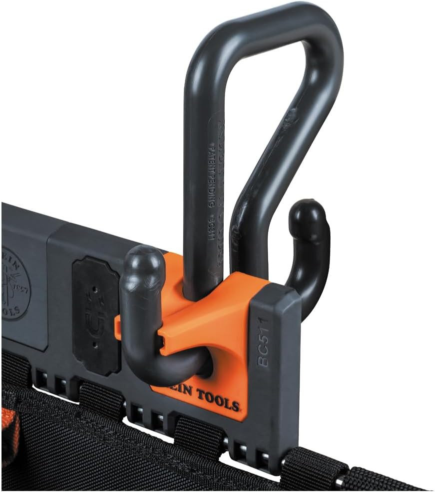 BC511S Large Tool Pouch with S Hook Rail for Lineman Tools and More
