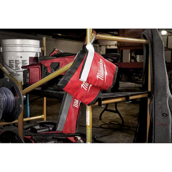 Milwaukee Zipper Tool Pouches Bags 14, 8, and 6 in. Stand-Up Base Storage Canvas