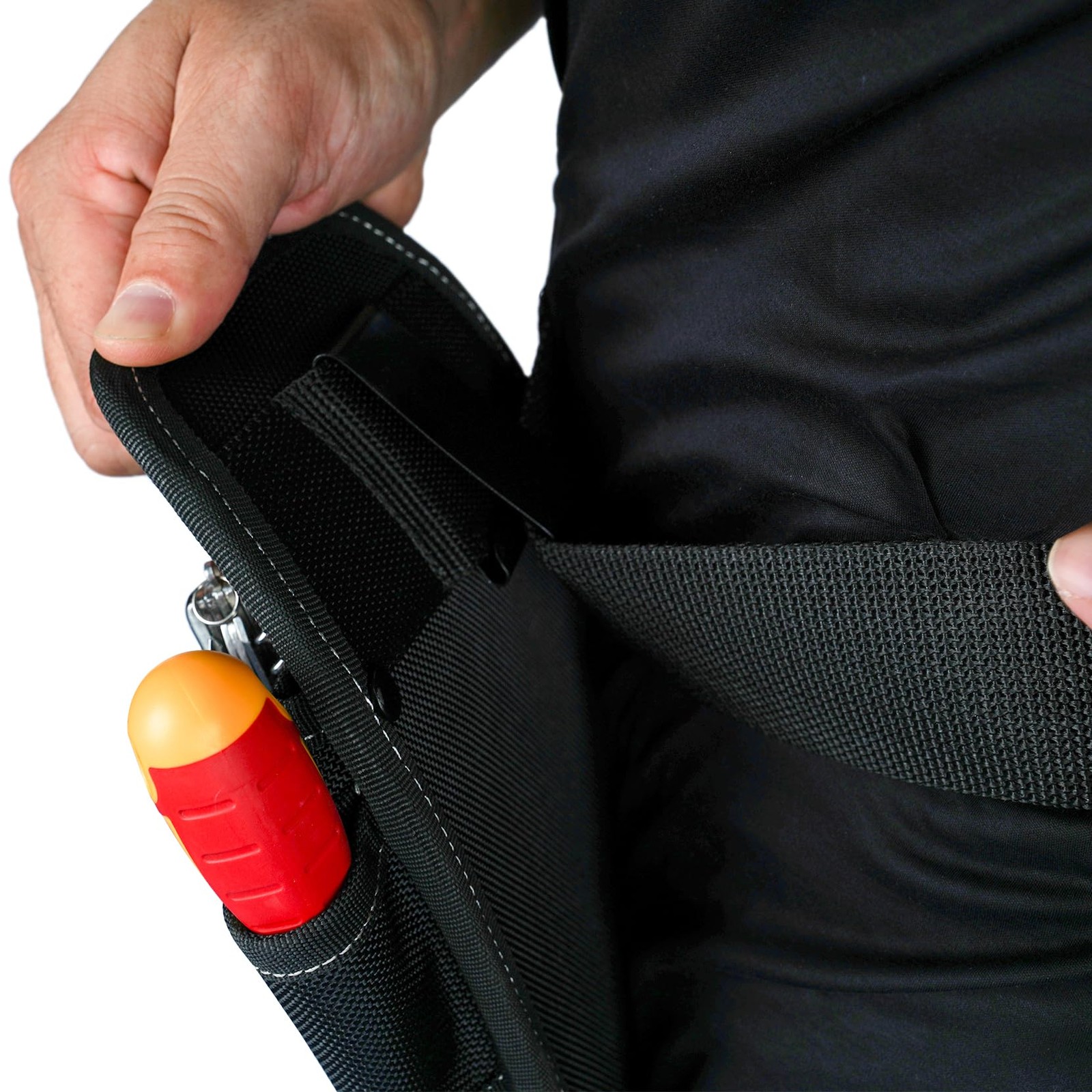 MELOTOUGH 7 Pocket Clip On Tool Pouch Small Tool Holder, Min Work Organizer