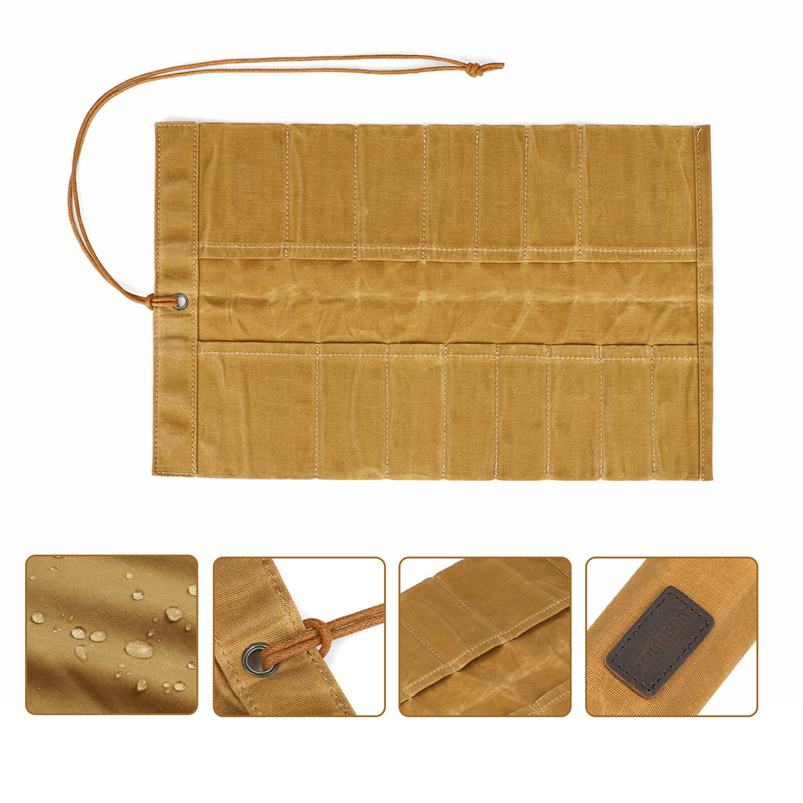 Roll up Canvas Tool Carry Holder Carving Knife Organizer Bag Handy Pouch in USA