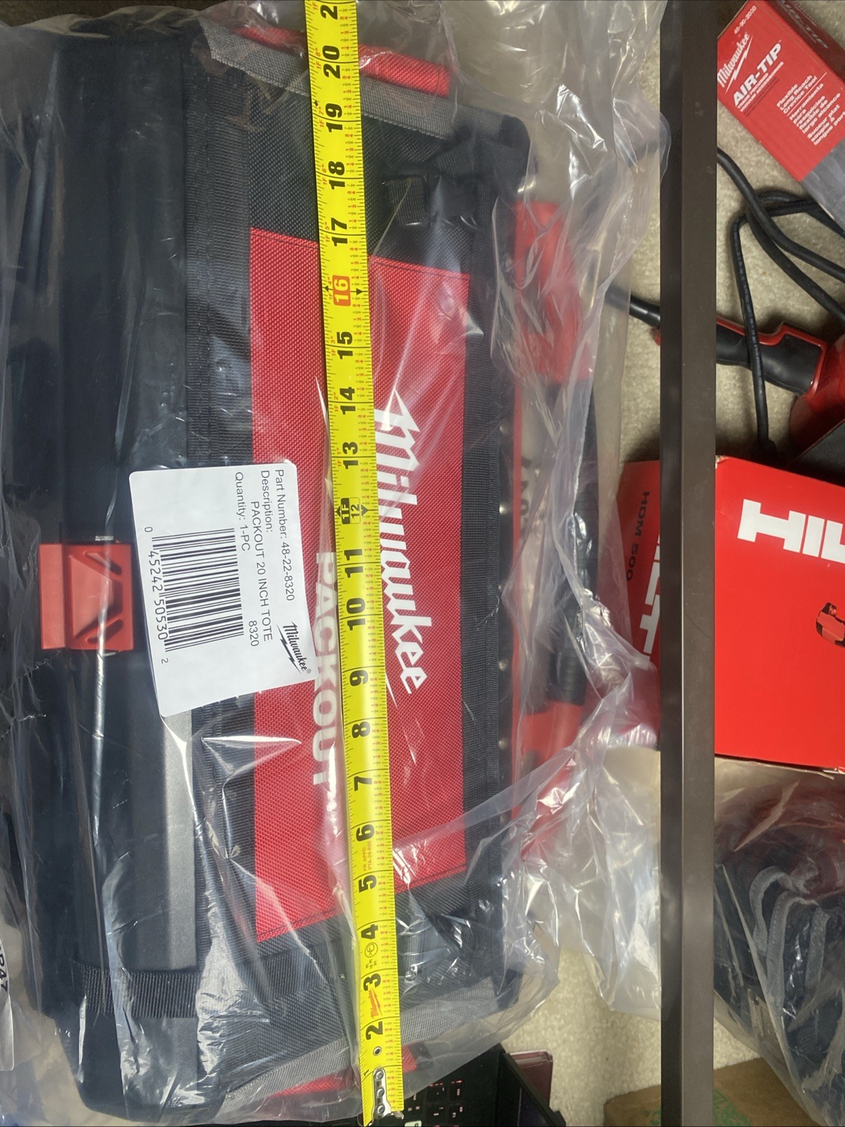 Milwaukee 48-22-8320 Ballistic Impact-Resistant 20″ Packout Tote Organizer
