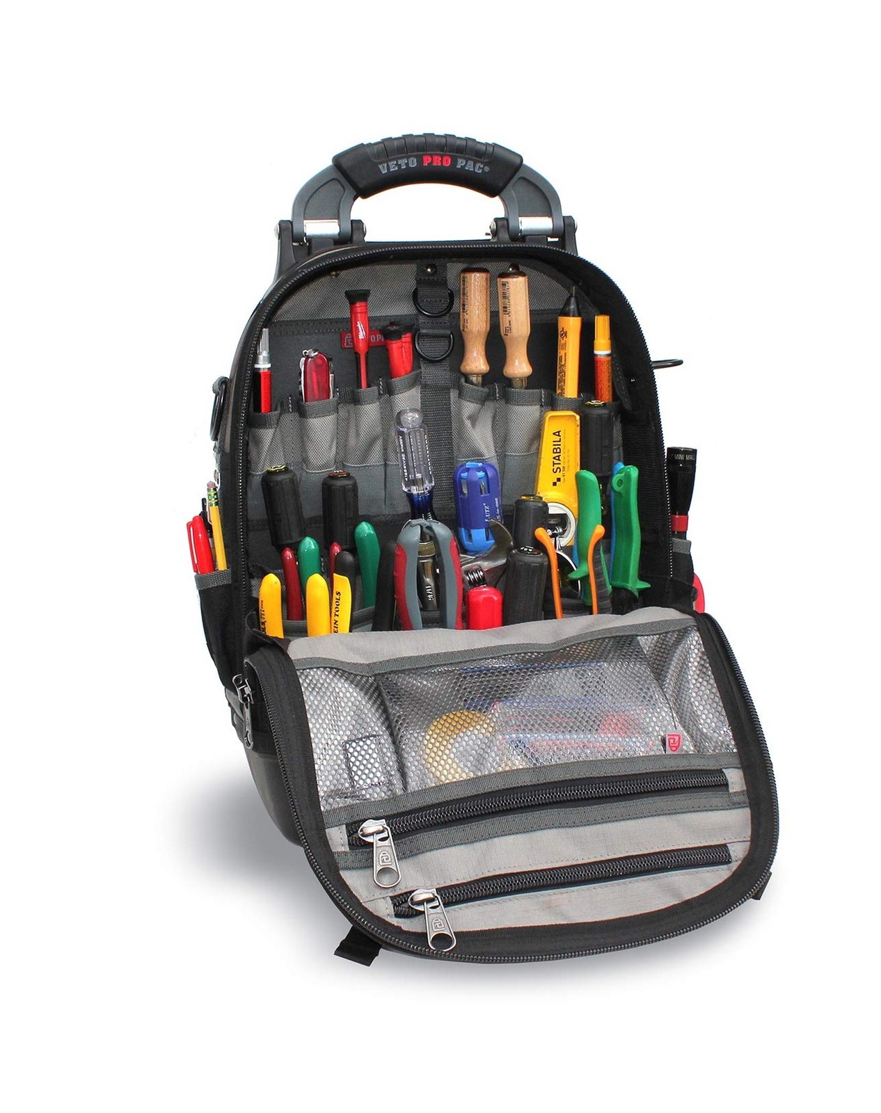 Veto Pro Pac Tech Pac Tool Backpack – Heavy-Duty Weatherproof Tool Bag wit