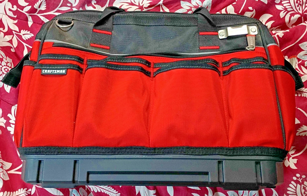 Craftsman Versastack 17 In Tool Bag Used Great Condition Toolbag Red Heavy Duty