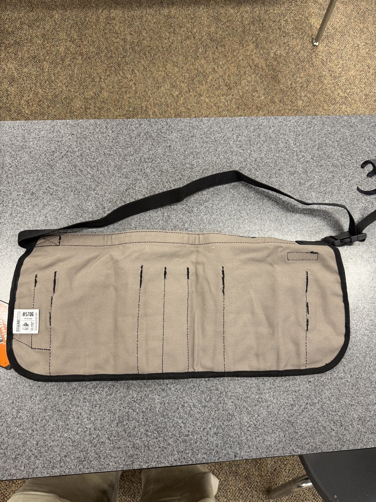 Ergodyne Arsenal 5706 Canvas Waist Tool Apron with 13 Pockets, Gray (d1)