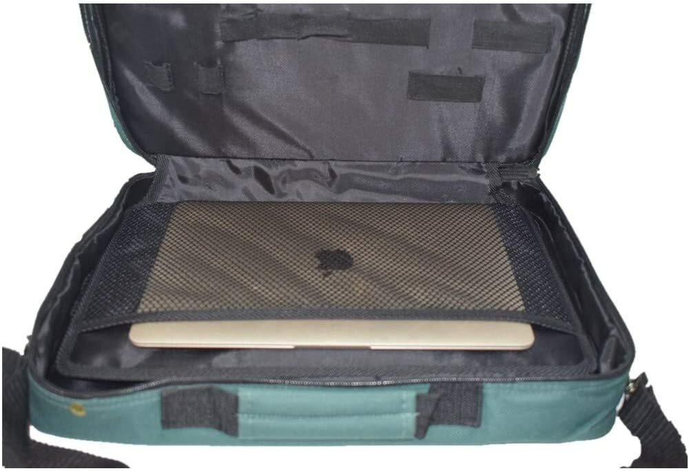 MASTECH Heavy Duty Tool Bag 16”X11”X3” fits 13” laptop W/3 Pockets for DMM Meter