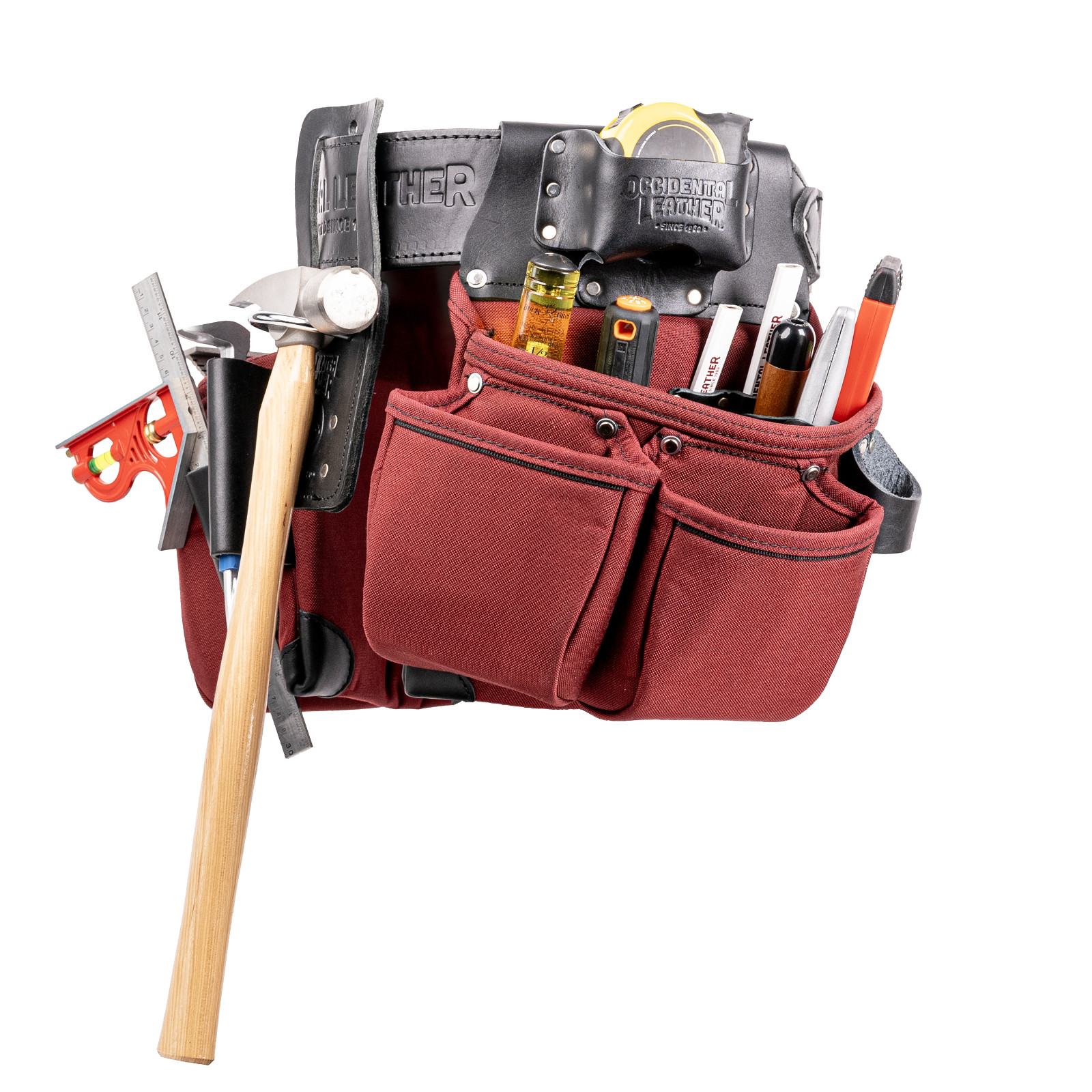 Occidental Leather R8080DB Oxy Lights 7 Bag Framer with Double Outer Bags RED