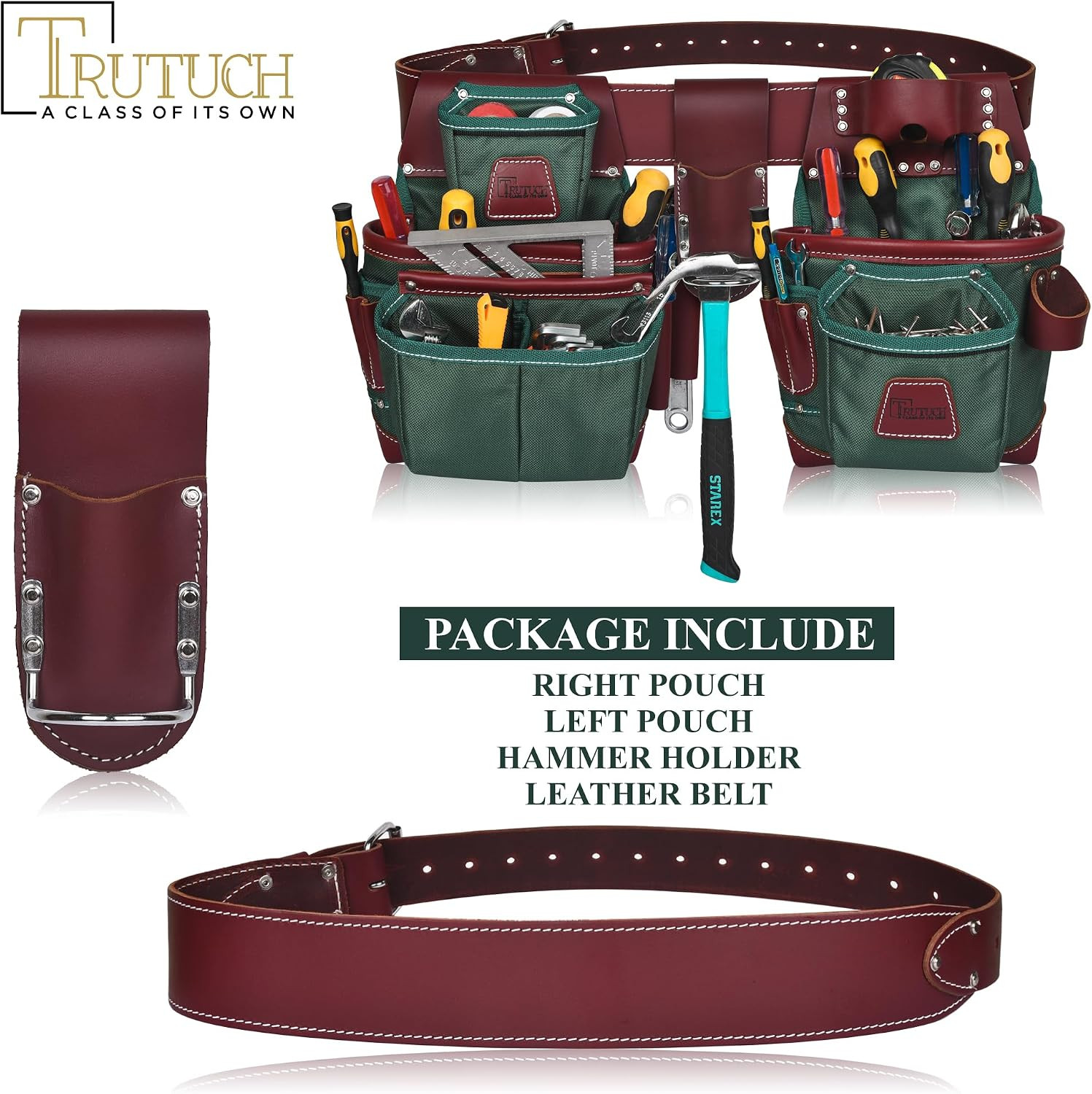 Nylon and Leather Tool Belt | Framing Tool Bags | Leather Tool Belts | Nylon Too