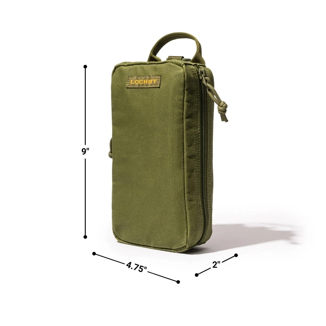 LOCHBY Venture Pouch Olive | Tactical Mini Tool Bag | Durable Water Resistant
