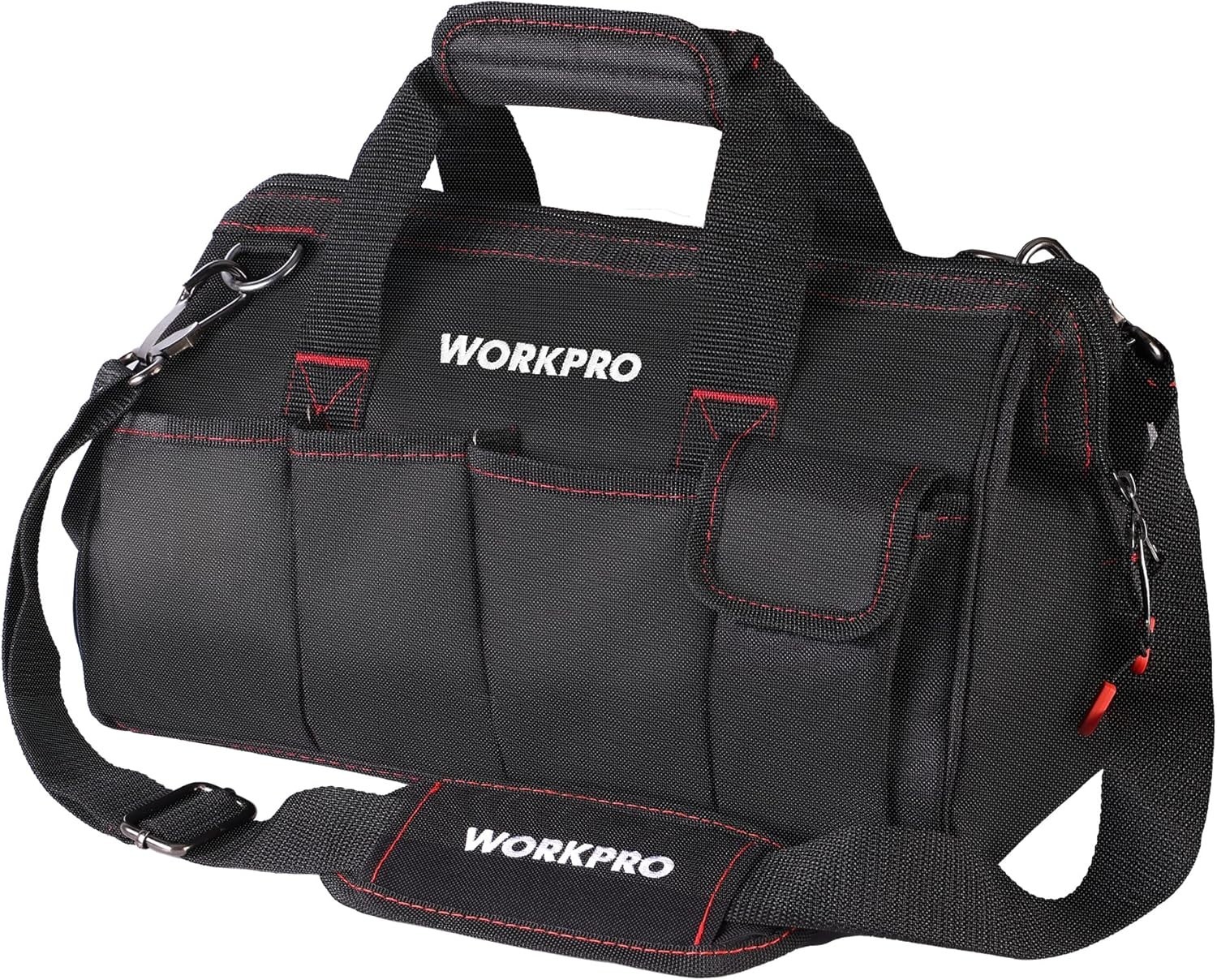 14-Inch Multi-Pocket Tool Organizer with Adjustable Strap – Black