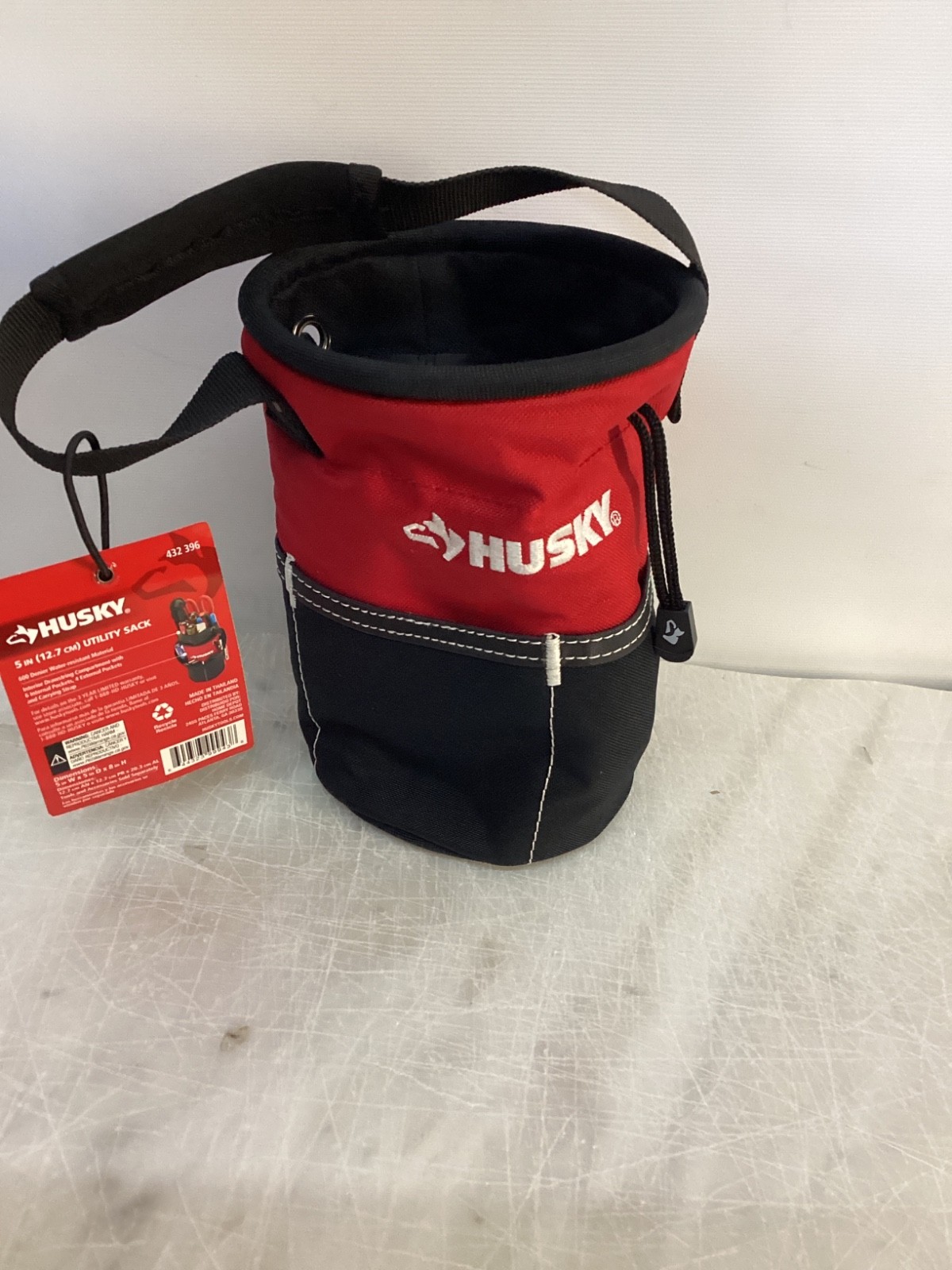 Husky 5″ Utility Pro Sack 432 396 Water Resistant 10 Pockets