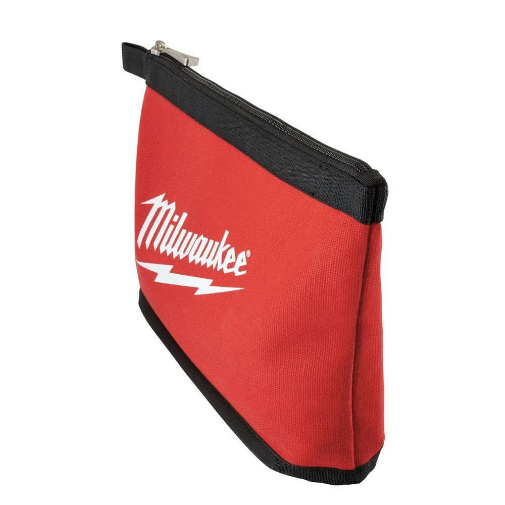 Milwaukee Red Zipper Tool Bag Storage Water Resistant Zippered 12 Inch 4 Piece
