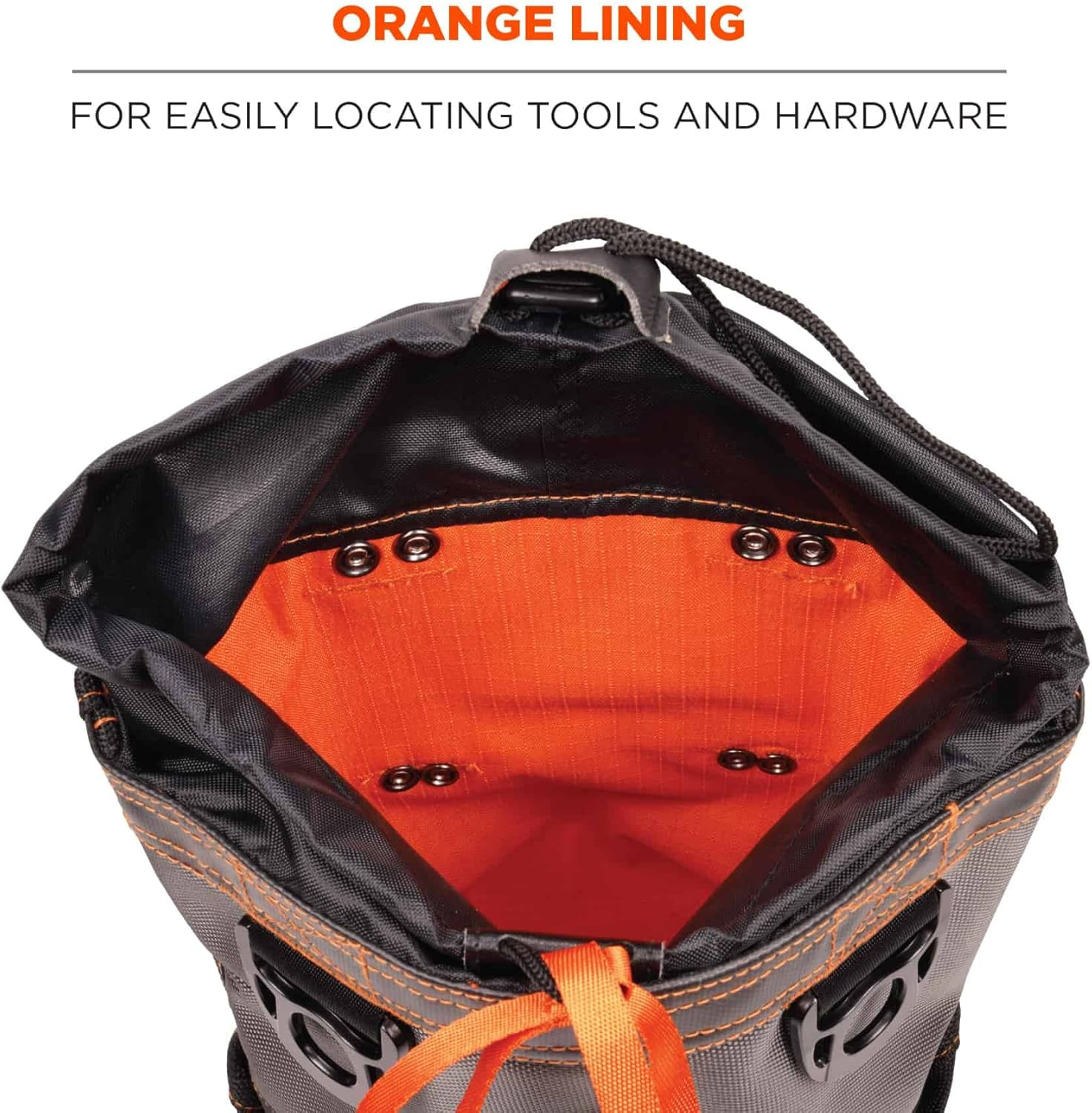 Arsenal 5926 Topped Bolt Bag Tool Pouch – Short, Polyester , Gray