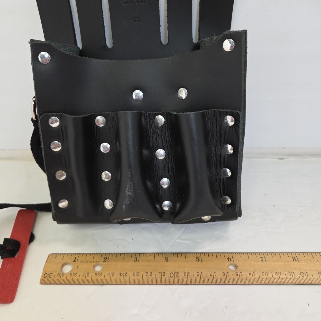 Klein Tools 5190 Leather 10-Pocket Tool Pouch – Ultimate Organizer Electrician’s