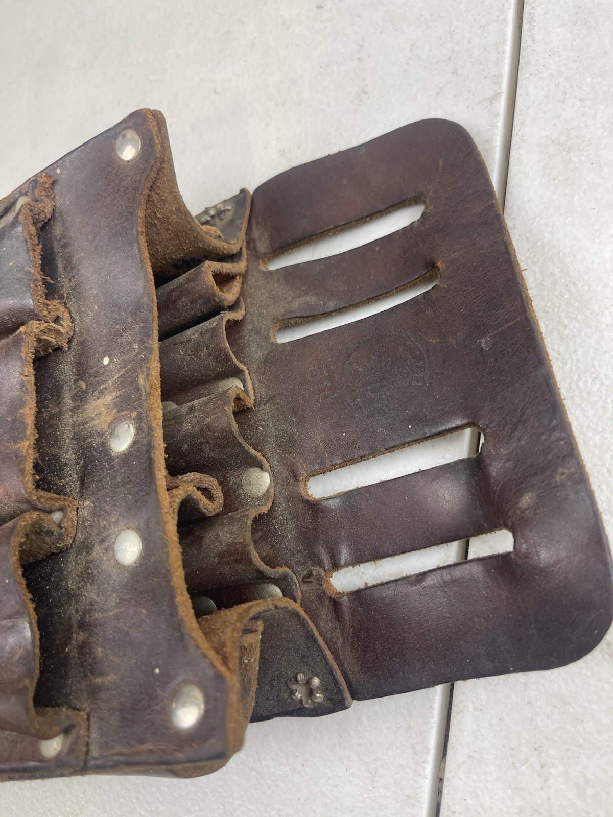 Klein Leather Tool Pouch # 5190 + 5145 Tool Pouches Carry Bags Bundle Lot Of 2