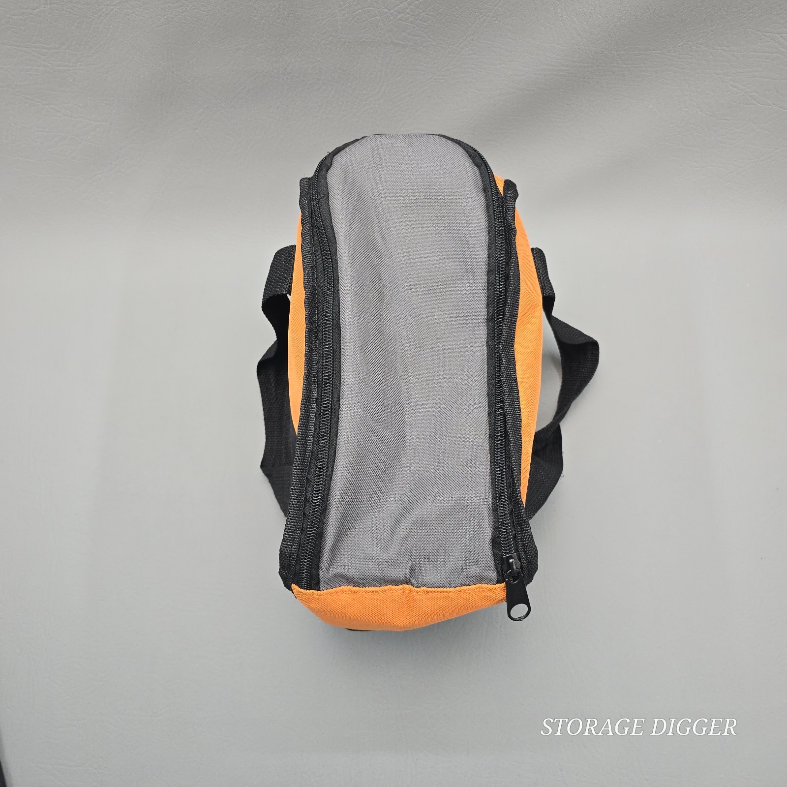 Ridgid Black Orange Heavy Duty Tool Storage Bag, Zip Closure, 11″ x 8″ x 6″