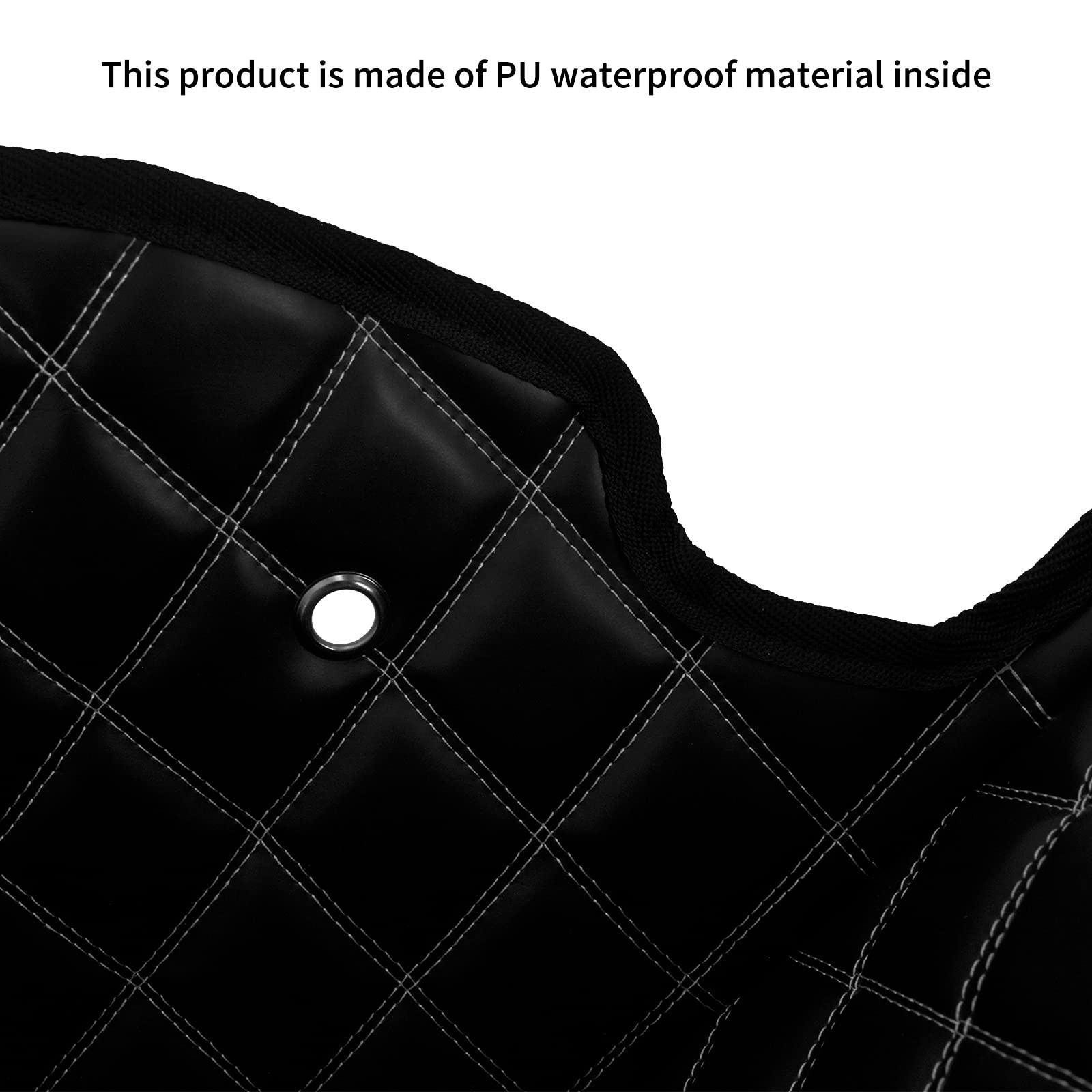 Drop-in Saddlebag Liners Non-Stretched Non-Tapered with White Stitch Fit For …