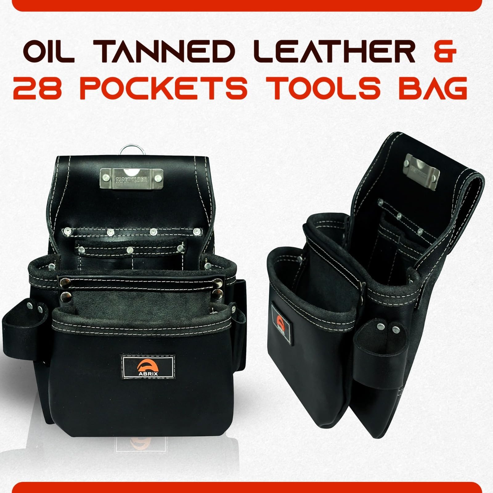 Premium Oil Tanned Leather Tool Beltpro280 Tool Pouchheavy Duty Leather Tool Bel